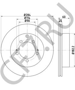 MR128661 SOUEAST Тормозной диск в городе Екатеринбург