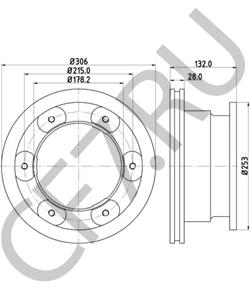 2996049 IVECO Тормозной диск в городе Екатеринбург