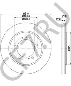 5521165D13PPS SUZUKI Тормозной диск в городе Екатеринбург