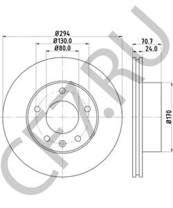 545110027 LDV Тормозной диск в городе Екатеринбург