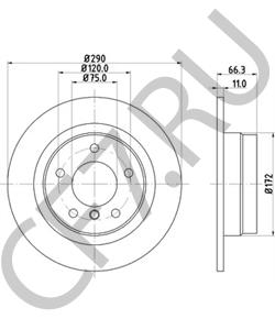 34 21 6 792 225 ALPINA Тормозной диск в городе Екатеринбург