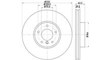 CM Диск тормозной передний BMW X5 E70 (2007>)/X6 E71 (2008>) "OEM