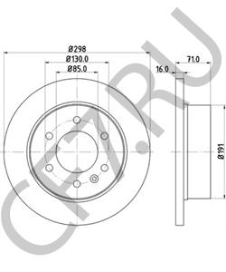906 423 00 12 MERCEDES-BENZ (FJDA) Тормозной диск в городе Екатеринбург