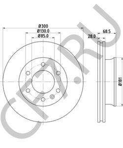 906 421 02 12 MERCEDES-BENZ (FJDA) Тормозной диск в городе Екатеринбург