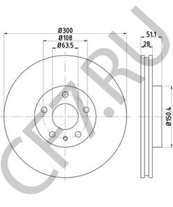 DG9C1125AC FORD (CHANGAN) Тормозной диск в городе Екатеринбург