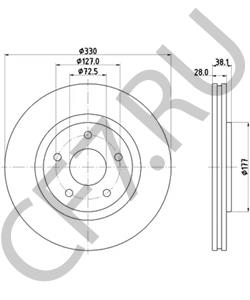 K04779712AA LANCIA Тормозной диск в городе Екатеринбург