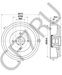 4247 50 DS Тормозной барабан в городе Екатеринбург
