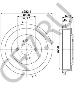 42610S6AG00 G-Brake Барабан тормозной Gbrake в городе Екатеринбург