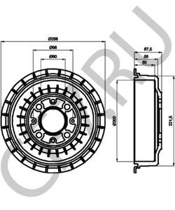 21083502070 LADA Тормозной барабан в городе Екатеринбург