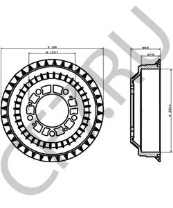 21213502070 LADA Тормозной барабан в городе Екатеринбург