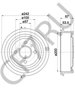 90168958 ASÜNA Тормозной барабан в городе Екатеринбург