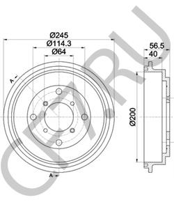 43511-63B00 GEO Тормозной барабан в городе Екатеринбург