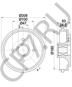 43511M76G00 MARUTI Тормозной барабан в городе Екатеринбург