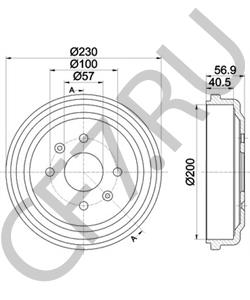 96386900 CADILLAC Тормозной барабан в городе Екатеринбург