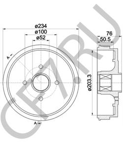 8200290352 Renault Тормозной барабан в городе Екатеринбург