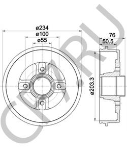 7700304984 Renault Тормозной барабан в городе Екатеринбург