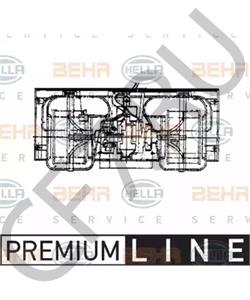 000 830 93 08 EVOBUS Вентилятор салона в городе Екатеринбург