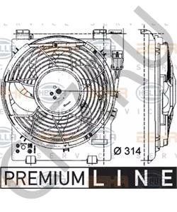 9158008 GM мотор охлаждения радиатора Opel в городе Екатеринбург