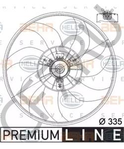 24445190 GM Вентилятор охлаждения радиатора 90 Вт в городе Екатеринбург