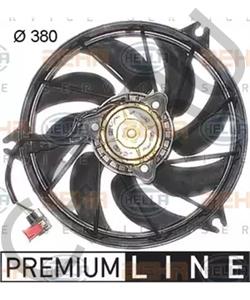 1253r7 Peugeot-Citroen Диффузор радиатора в сборе в городе Екатеринбург