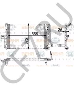 1618 012 LDV Конденсатор, кондиционер в городе Екатеринбург
