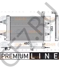 6Q0 820 411J VW (SVW) Конденсатор, кондиционер в городе Екатеринбург