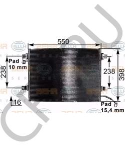 MNC7390AC DAIMLER Конденсатор, кондиционер в городе Екатеринбург