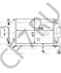 24418364 ORLANDI Конденсатор, кондиционер в городе Екатеринбург