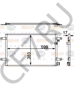4F0 260 403 E AUDI (FAW) Конденсатор, кондиционер в городе Екатеринбург