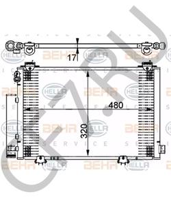 8846052010 TOYOTA (FAW) Конденсатор, кондиционер в городе Екатеринбург