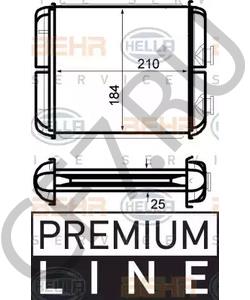 1618 134 SATURN Теплообменник, отопление салона в городе Екатеринбург