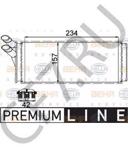 8D1 819 030 B VW (FAW) Теплообменник, отопление салона в городе Екатеринбург