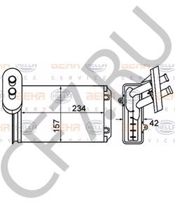 191819031C VW/SEAT Теплообменник, отопление салона в городе Екатеринбург