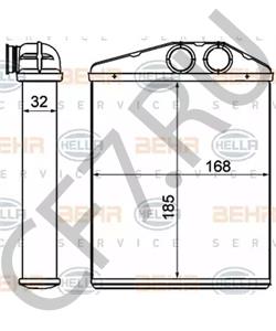 93171801 PONTIAC Теплообменник, отопление салона в городе Екатеринбург