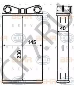 8E1820031 VW/SEAT Теплообменник, отопление салона в городе Екатеринбург