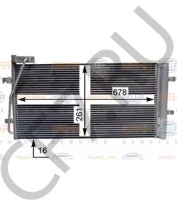 8U0 260 401 B AUDI Конденсатор, кондиционер в городе Екатеринбург