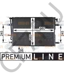8E0260401E AUDI (FAW) Конденсатор, кондиционер в городе Екатеринбург