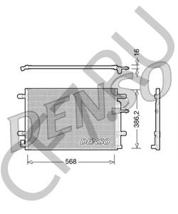 8E0 260 401 Q AUDI (FAW) Конденсатор, кондиционер в городе Екатеринбург