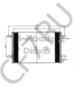 4F0260401E AUDI (FAW) Конденсатор, кондиционер в городе Екатеринбург