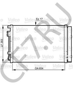 976061R000 DOOWON Радиатор кондиционера HYUNDAI Solaris KIA Rio (11-) в городе Екатеринбург