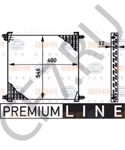 H 816 550 060 100 FENDT Конденсатор, кондиционер в городе Екатеринбург