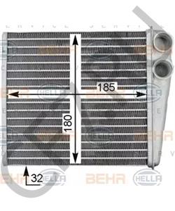 1K0 819 031 VW (SVW) Теплообменник, отопление салона в городе Екатеринбург