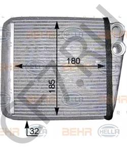 1KD 819 031 SKODA (SVW) Теплообменник, отопление салона в городе Екатеринбург