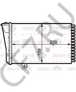 9194851 CADILLAC Теплообменник, отопление салона в городе Екатеринбург