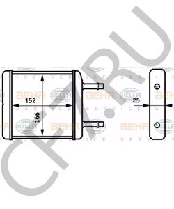 96314858 BUESSING Теплообменник, отопление салона в городе Екатеринбург