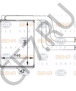 98BW 18476 AA MERCURY Теплообменник, отопление салона в городе Екатеринбург