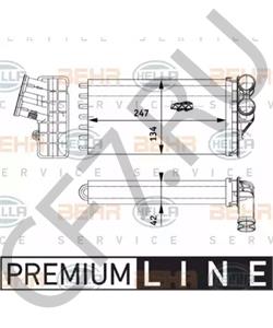 6448 N5 DS Теплообменник, отопление салона в городе Екатеринбург