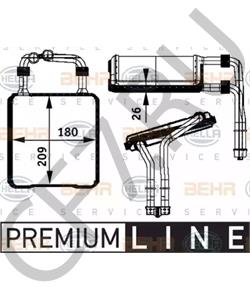 A 211 830 03 61 MERCEDES-BENZ (BBDC) Теплообменник, отопление салона в городе Екатеринбург