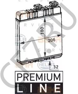 1618 142 SATURN Теплообменник, отопление салона в городе Екатеринбург