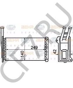 MB657217 AUWÄRTER Теплообменник, отопление салона в городе Екатеринбург